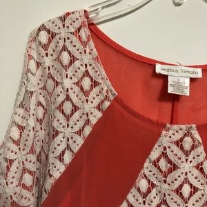 Coral sun dress! Sz Large, from boutique